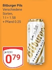 Bitburger Pils im Angebot bei GLOBUS in Erfurt Bitburger Pils Angebote bei GLOBUS Erfurt für 0,79 €