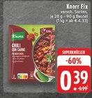 Knorr Fix im Angebot bei E center in Neuss Knorr Fix Angebote von Knorr bei E center Neuss für 0,39 €