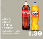 Coca-Cola, Fanta, Sprite Angebote bei E center Dinslaken für 1,39 €