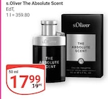 The Absolute Scent im Angebot bei GLOBUS in Homburg The Absolute Scent Angebote von s.Oliver bei GLOBUS Homburg für 17,99 €