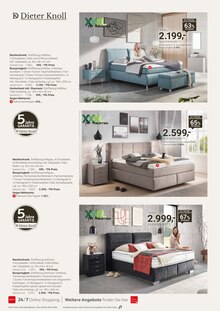 Boxspringbett im XXXLutz Möbelhäuser Prospekt "Dieter Knoll" mit 40 Seiten (Hamburg)