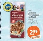 Original Nürnberger Rostbratwurst im Angebot bei tegut in Heidelberg Original Nürnberger Rostbratwurst Angebote von Wolf bei tegut Heidelberg für 2,99 €