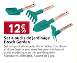 LaMaison.fr Loué - Promo Set 4 outils de jardinage Promo Set 4 outils de jardinage à 12,90 € dans le catalogue LaMaison.fr à Loué