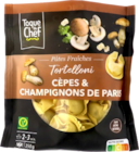 Tortelloni cèpes et champignons de paris - Toque du Chef en promo à 1,65 € chez Lidl Tortelloni cèpes et champignons de paris - Toque du Chef dans le catalogue Lidl