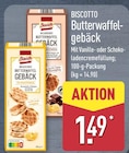Butterwaffelgebäck mit Vanillecremefüllung von Biscotto im aktuellen ALDI Nord Prospekt