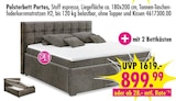 Polsterbett Portos für 899,99 € bei SB Möbel Boss im Angebot Polsterbett Portos im aktuellen SB Möbel Boss Prospekt