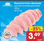 Grillsteak im Netto Marken-Discount Prospekt Bayerische Puten-Ministeaks von Gut Ponholz im aktuellen Netto Marken-Discount Prospekt für 3,49 €