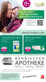 mea - meine apotheke Prospekt Unsere März-Angebote mit 4 Seiten