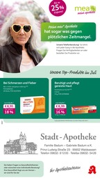 Apotheke Prospekt von mea - meine apotheke in Mitterteich Aktueller mea - meine apotheke Apotheken Prospekt für Mitterteich: Unsere Juli-Angebote mit 4} Seiten, 01.07.2025 - 31.07.2025