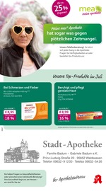 Aktueller mea - meine apotheke Apotheke Prospekt in Mitterteich und Umgebung, "Unsere Juli-Angebote" mit 4 Seiten, 01.07.2025 - 31.07.2025
