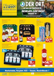 Energydrink im aktuellen Netto Marken-Discount Prospekt (Gummersbach) Energydrink im Netto Marken-Discount Prospekt "DER ORT, AN DEM DU IMMER AUSGEZEICHNETE PREISE FINDEST." mit 6 Seiten (Gummersbach)