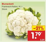 Blumenkohl für 1,79 € bei Netto Marken-Discount im Angebot Blumenkohl im aktuellen Netto Marken-Discount Prospekt