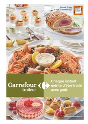 Prospectus Carrefour en cours, "Carrefour traiteur",32 pages