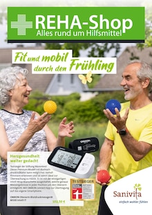 REHA-Shop Fuchs GmbH Prospekt Fit und mobil durch den Frühling mit  Seiten