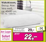 Viskokissen im Angebot bei Möbel Inhofer in Konstanz Viskokissen Angebote bei Möbel Inhofer Konstanz für 22,00 €