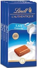 LE 2ÈME À -50% SUR LA GAMME TABLETTES DE CHOCOLAT L’AUTHENTIQUE LINDT - Lindt dans le catalogue Supermarchés Match