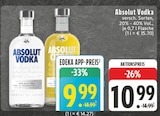 EDEKA Gummersbach - Absolut Vodka Angebot im Prospekt Absolut Vodka bei EDEKA im Gummersbach Prospekt für 9,99 €
