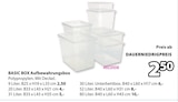 Basic Box Aufbewahrungsbox 9 Liter für 2,50 € bei JYSK im Angebot Basic Box Aufbewahrungsbox 9 Liter im aktuellen JYSK Prospekt