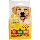 Croquettes pour Grand chien - CARREFOUR COMPANINO VITALIVE en promo à 6,59 € chez Carrefour Market Croquettes pour Grand chien - CARREFOUR COMPANINO VITALIVE dans le catalogue Carrefour Market