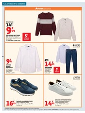 Promos Chaussures Homme dans le catalogue "LE GRAND MÉNAGE DE RENTRÉE" de Auchan Hypermarché Chaussures Homme en promo dans le catalogue Auchan Hypermarché à la page 68