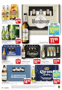 Warsteiner im EDEKA Prospekt "Aktuelle Angebote" mit 38 Seiten (Koblenz)