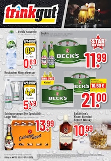 Trinkgut Prospekt der KW 9 "Aktuelle Angebote" Aktueller Trinkgut Prospekt "Aktuelle Angebote" Seite 1 von 8 Seiten