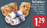 Rollmöpse Angebote bei E center Duisburg für 1,29 €