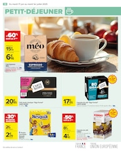 Chocolat Angebote im Prospekt "PETIT-DÉJEUNER" von Carrefour Chocolat Angebote im Prospekt "PETIT-DÉJEUNER" von Carrefour auf Seite 12