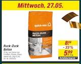 Ruck-Zuck Beton von quick-mix im aktuellen toom Baumarkt Prospekt