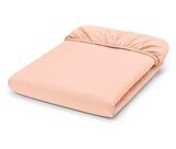 Aktuelle Spannbettlaken Angebote bei Tchibo im Supermarkt in Hildesheim Aktuelles Jersey-Spannbettlaken, Normalgröße, hellrosé Angebot bei Tchibo im Supermarkt in Hildesheim ab 14,99 €