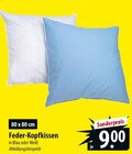 famila Nordost Tarp - Feder-Kopfkissen Angebot im Prospekt Feder-Kopfkissen bei famila Nordost im Tarp Prospekt für 9,00 €