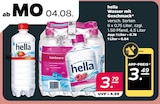 Wasser mit Geschmack Himbeere von hella für 3,49 € bei Netto mit dem Scottie im Angebot Wasser mit Geschmack Himbeere von hella im aktuellen Netto mit dem Scottie Prospekt