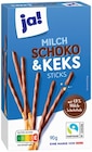 Schoko & Keks Sticks Angebote von ja! bei REWE Seevetal für 1,49 €