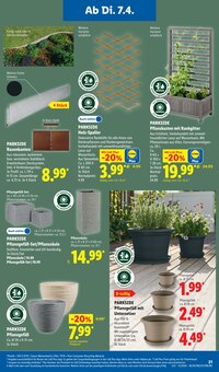 Blumentopf im Lidl Prospekt "LIDL LOHNT SICH" mit 68 Seiten (Frankfurt (Main))