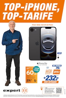 expert Prospekt TOP-iPHONE, TOP-TARIF mit  Seiten in Karlsruhe und Umgebung