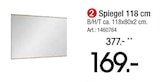 Spiegel 118 cm Angebote bei Zurbrüggen Dülmen für 169,00 €