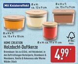 Holzdocht-Duftkerze Angebote von Home Creation bei ALDI Nord Oranienburg für 4,99 €