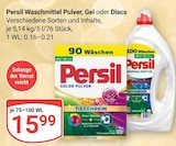 Waschmittel Pulver im Angebot bei GLOBUS in Kerpen Waschmittel Pulver Angebote von Persil bei GLOBUS Kerpen für 15,99 €