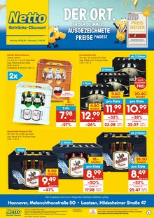 Krombacher im aktuellen Netto Marken-Discount Prospekt (Langenhagen) Krombacher im Netto Marken-Discount Prospekt "DER ORT, AN DEM DU IMMER AUSGEZEICHNETE PREISE FINDEST." mit 2 Seiten (Langenhagen)