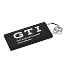 Schlüsselanhänger GTI, schwarz/weiß im Volkswagen Prospekt Schlüsselanhänger GTI, schwarz/weiß von im aktuellen Volkswagen Prospekt für 9,90 €