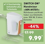Handmixer HM-H1701 Angebote von SWITCH ON bei Kaufland Hofheim für 9,99 €