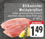 Afrikanisches Welshybridfilet bei EDEKA im Hövelhof Prospekt für 1,49 €