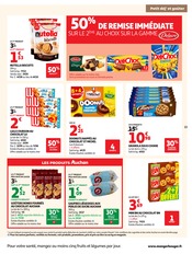 Promos Nutella dans le catalogue "25 JOURS AUCHAN" de Auchan Hypermarché Nutella en promo dans le catalogue Auchan Hypermarché à la page 15