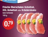 V-Markt - Frische Oberschalen-Schnitzel Angebot im Prospekt Frische Oberschalen-Schnitzel bei V-Markt im Prospekt für 0,79 €
