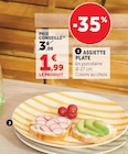 Assiette plate en promo chez Super U Besançon à 1,99 €