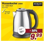 Wasserkocher 20800 im Angebot bei POCO in Aachen Wasserkocher 20800 Angebote von Michelino bei POCO Aachen für 9,99 €