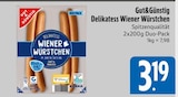 Delikatess Wiener Würstchen Angebote von Gut&Günstig bei E xpress München für 3,19 €
