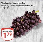 Tafeltauben dunkel kernlos im Angebot bei GLOBUS in Gera Tafeltauben dunkel kernlos Angebote bei GLOBUS Gera für 1,79 €