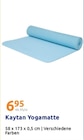 Yogamatte im Action Prospekt Kaytan Yogamatte im aktuellen Action Prospekt für 6,95 €