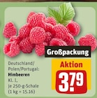 Himbeeren im Angebot bei REWE in Bremen Himbeeren Angebote bei REWE Bremen für 3,79 €